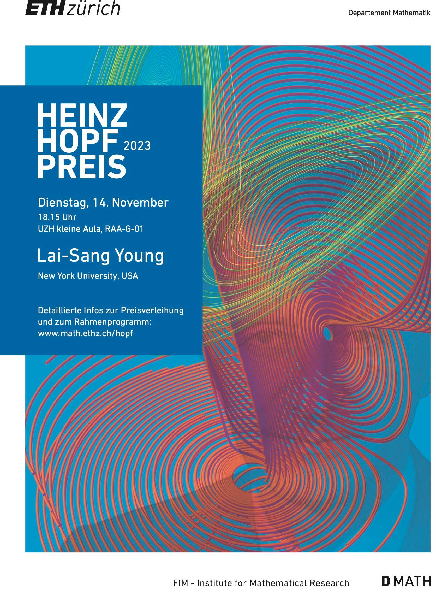 Plakat Heinz Hopf Preis 2023