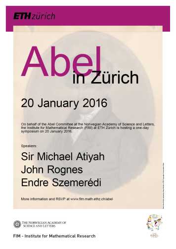 Enlarged view: Poster Conference "Abel in Zurich"