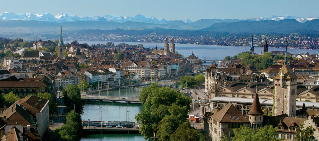 Enlarged view: View of Zurich