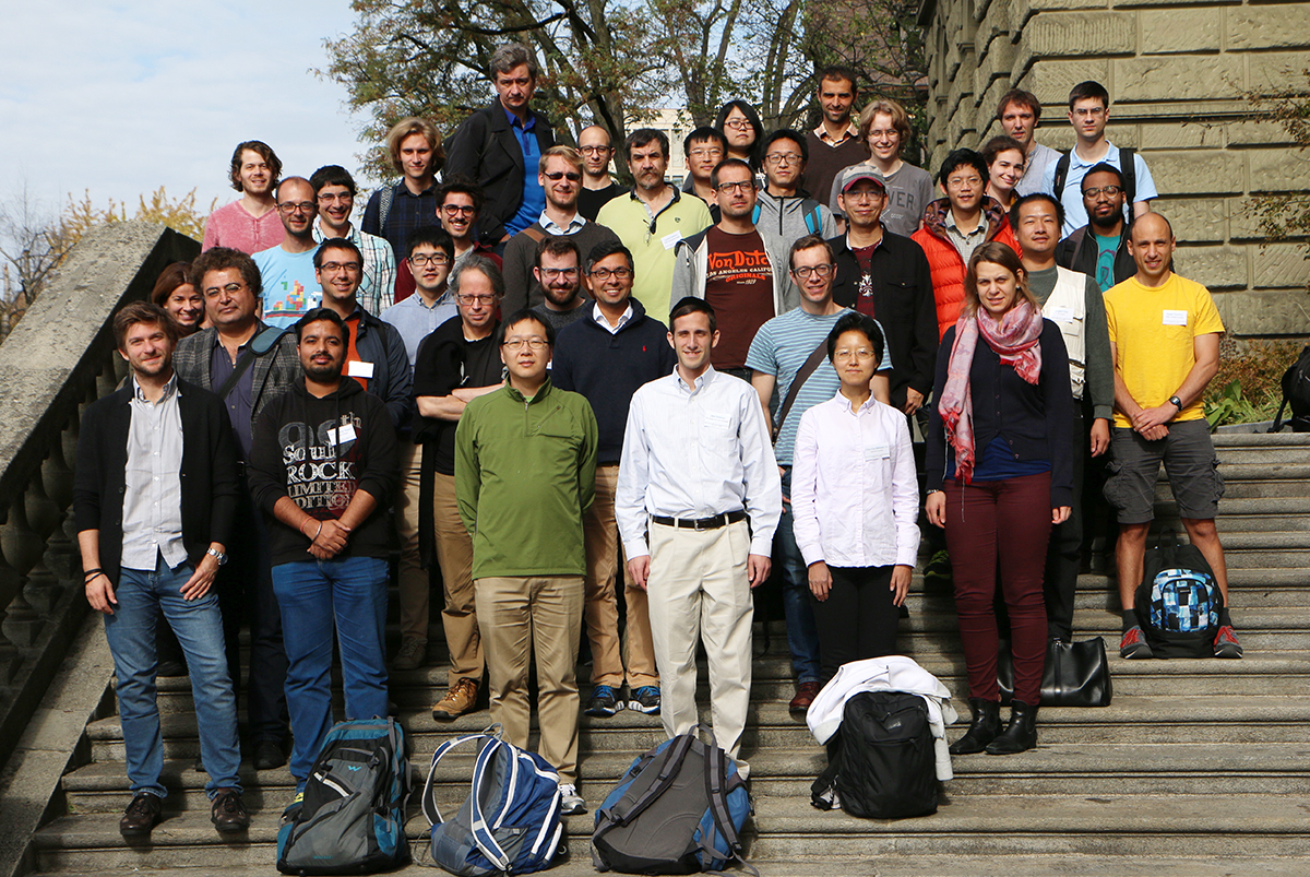Enlarged view: Group photo "Open Gromov-Witten theory" workshop