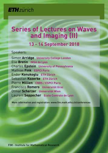 Enlarged view: Poster "Series of Lectures on Waves and Imaging (II)"
