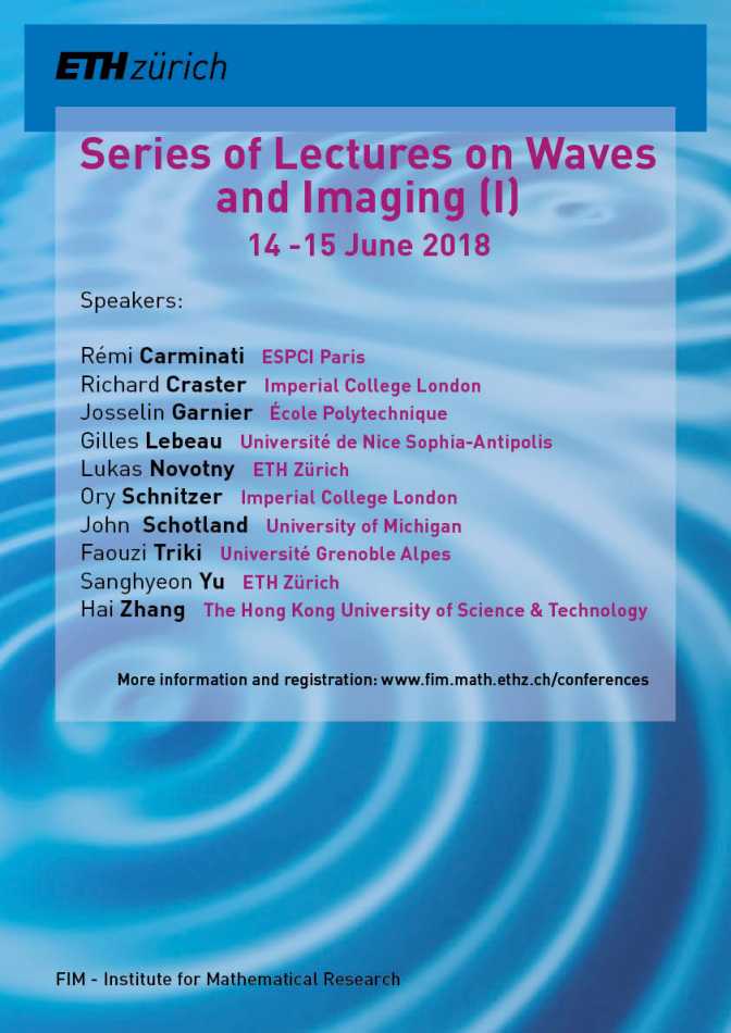 Enlarged view: Poster Waves and Imaging (I)