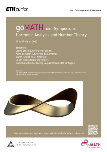 Poster goMATH mini-Symposium: Harmonic Analysis and Number Theory