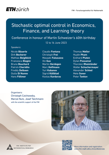 Poster Stochastic optimal control in Economics, Finance, and Learning theory. Conference in honour of Martin Schweizer’s 60th birthday.