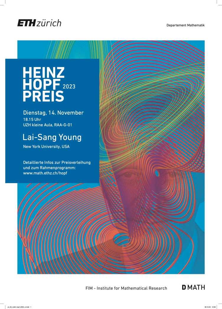 Enlarged view: Heinz Hopf Preis poster