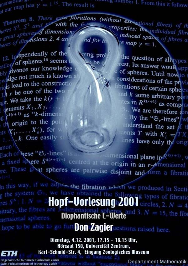Poster Hopf-Vorlesung 2001