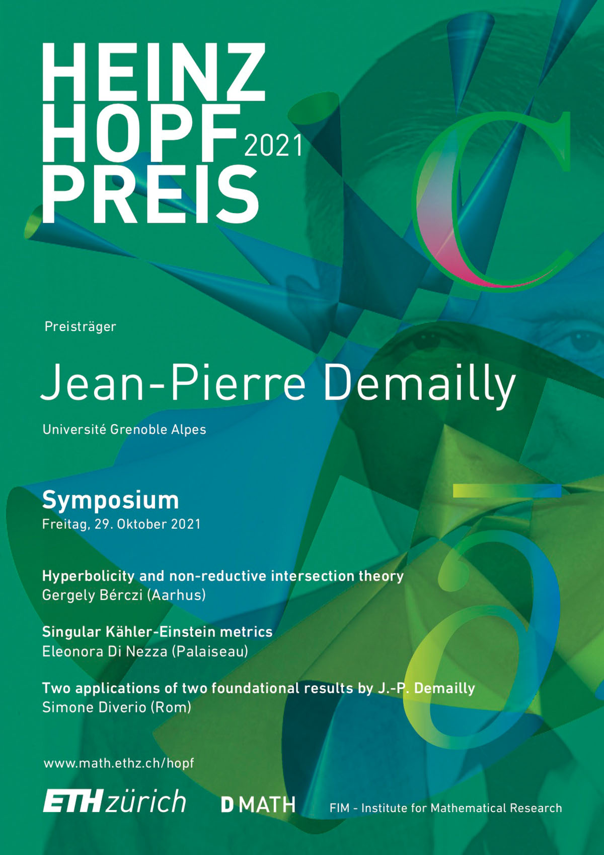 Enlarged view: Poster 2021 Heinz Hopf Symposium