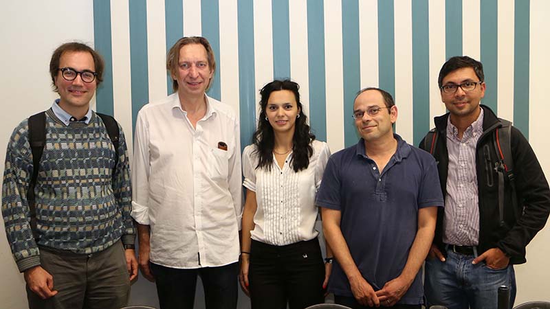 Enlarged view: Urs Frauenfelder, Dietmar Salamon, Tatjana Simcevic, Paul Biran, Rahul Pandharipande