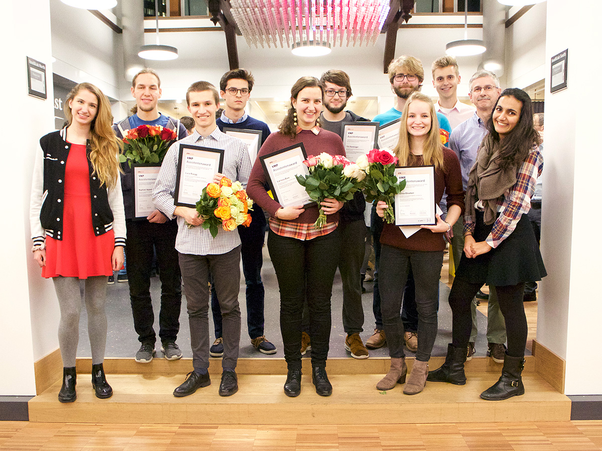 Enlarged view: Winners of the VMP Assistant Award